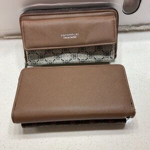 Luxury 2-Piece Wallet Set 💼 | Spacious Organizer for Phone, Cash & Cards